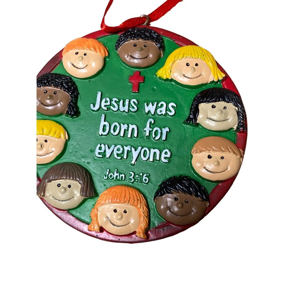 Jesus was born for everyone Christmas Ornament - Picture 9 of 9